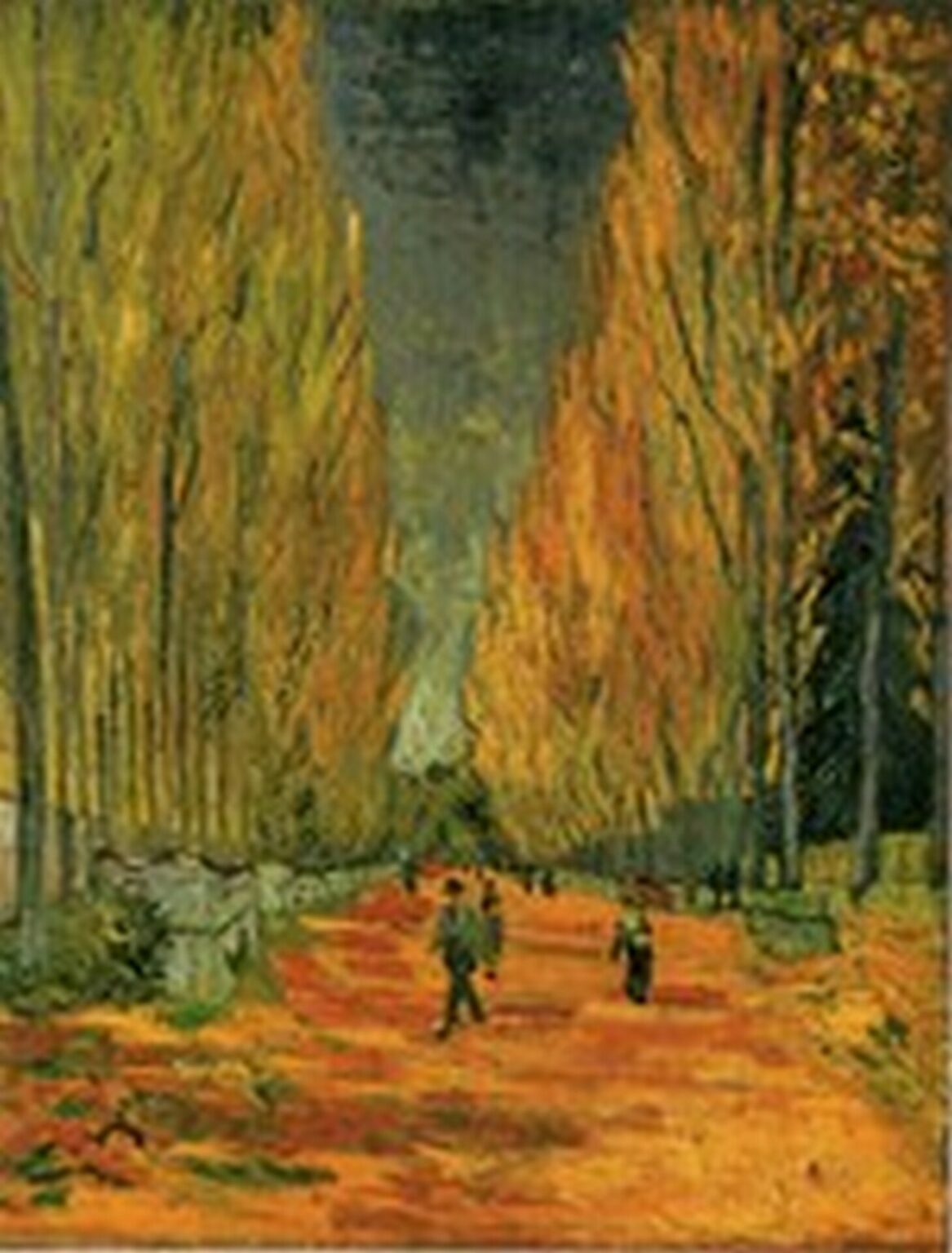 Van Gogh Les Alyscamps, allée à Arlés
