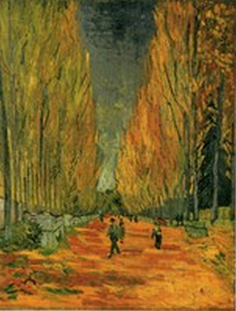 Van Gogh Les Alyscamps, allée à Arlés