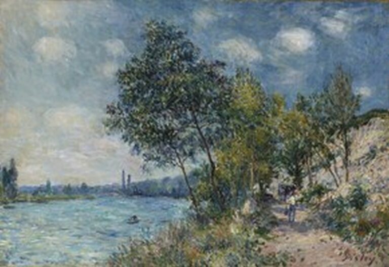 Sisley Les Carrières a Veneux au soleil (Le matin, 1880)