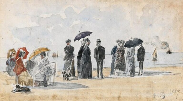 Boudin Les Crinolines (1867)