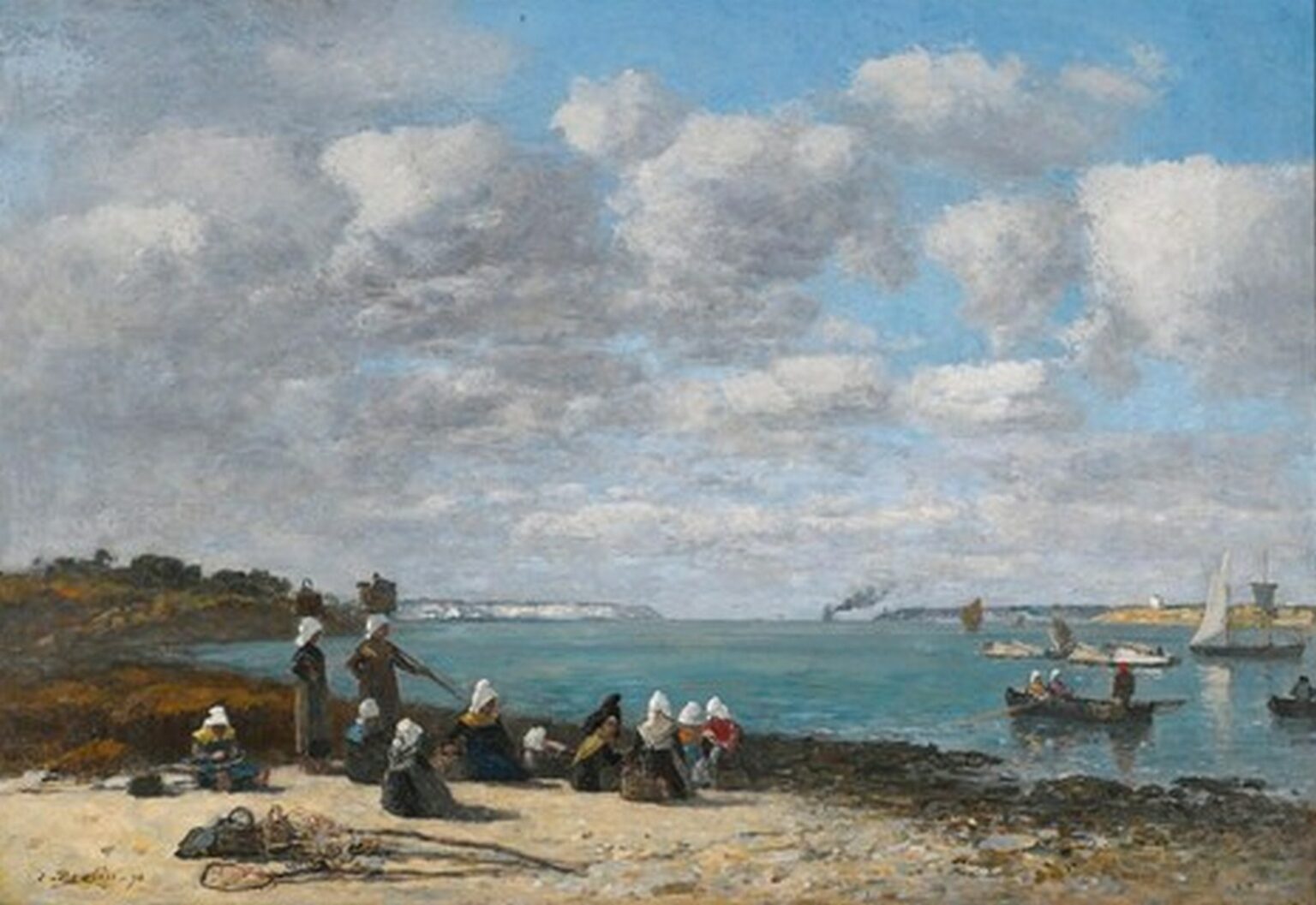 Boudin Les Pecheuses De Kerhor