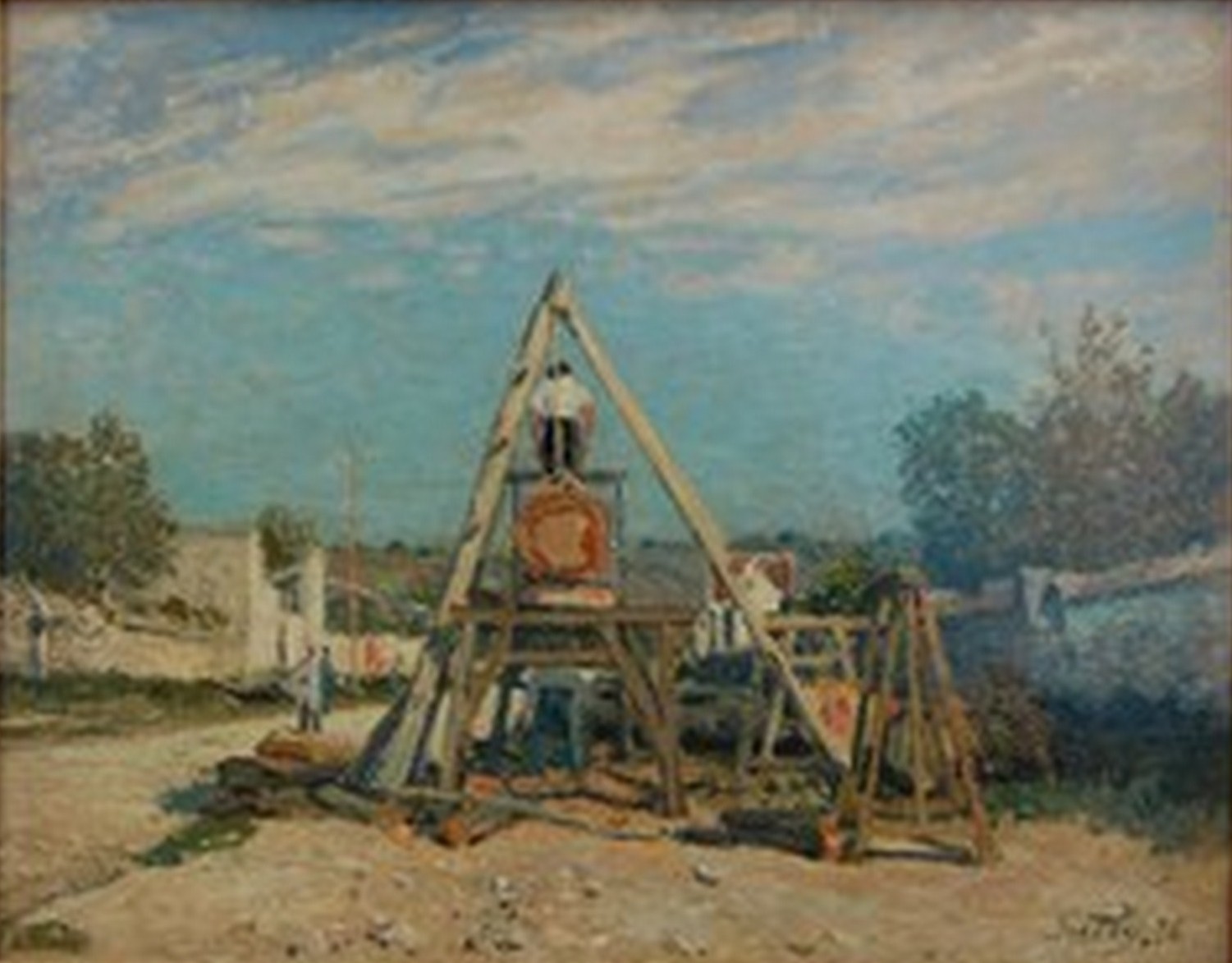 Sisley Les Scieurs de long (Pit Sawyers, 1876)