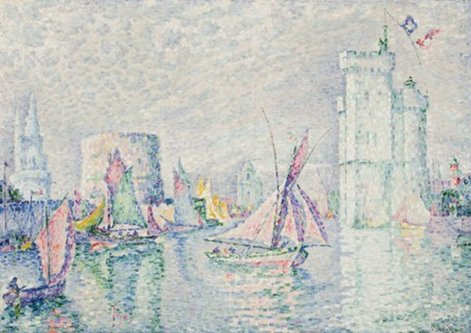 Signac Les Tours Vertes