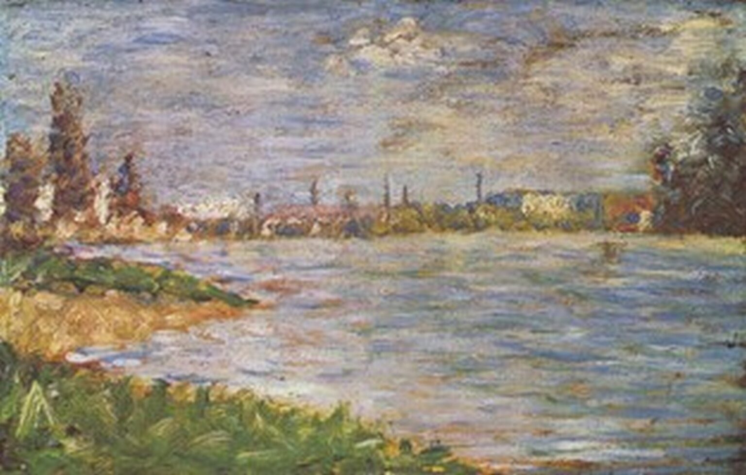 Seurat Les deux banques