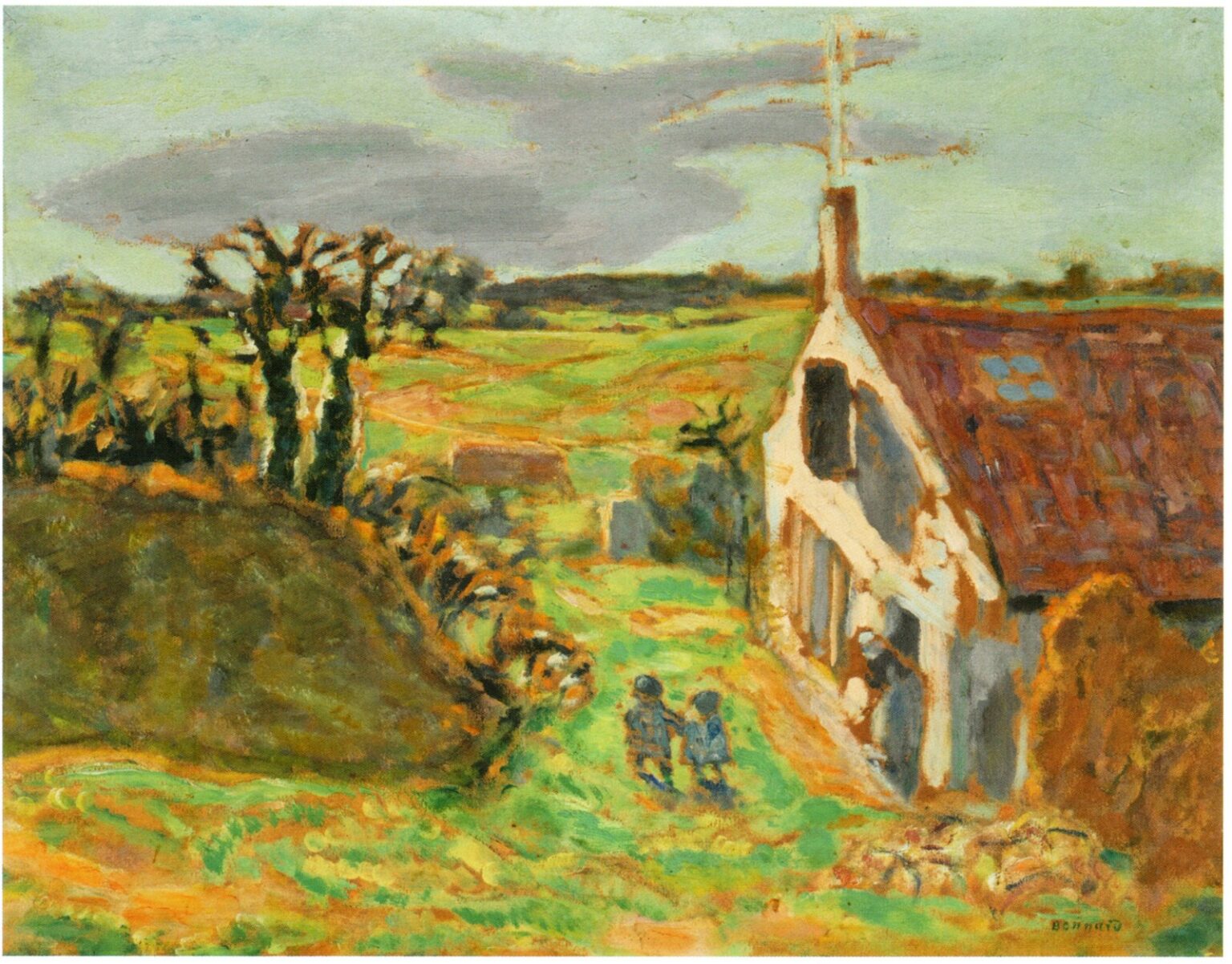 Bonnard Les deux enfants, Vernouillet (1909)