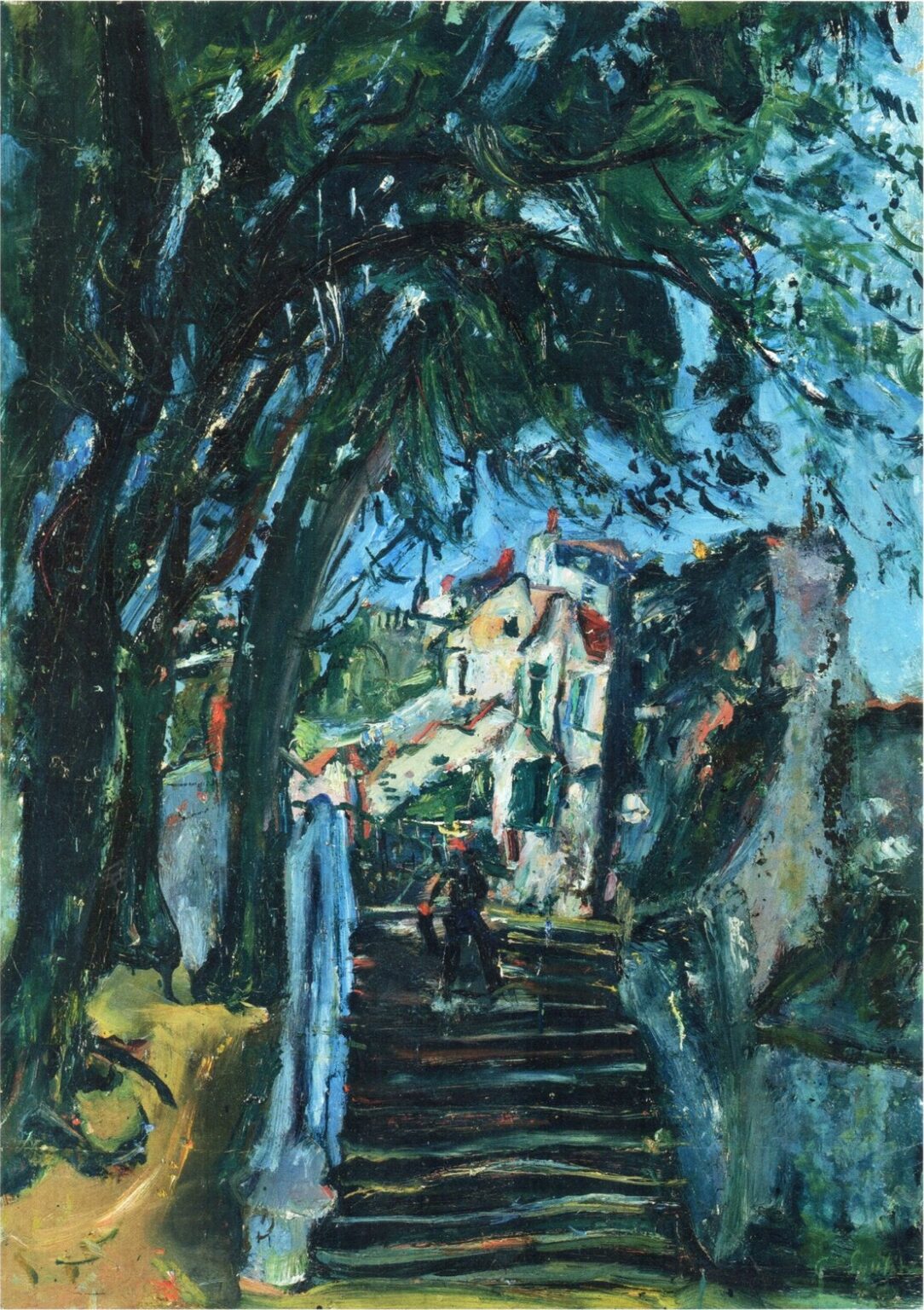 Soutine Les escaliers a Chartres (c. 1933)