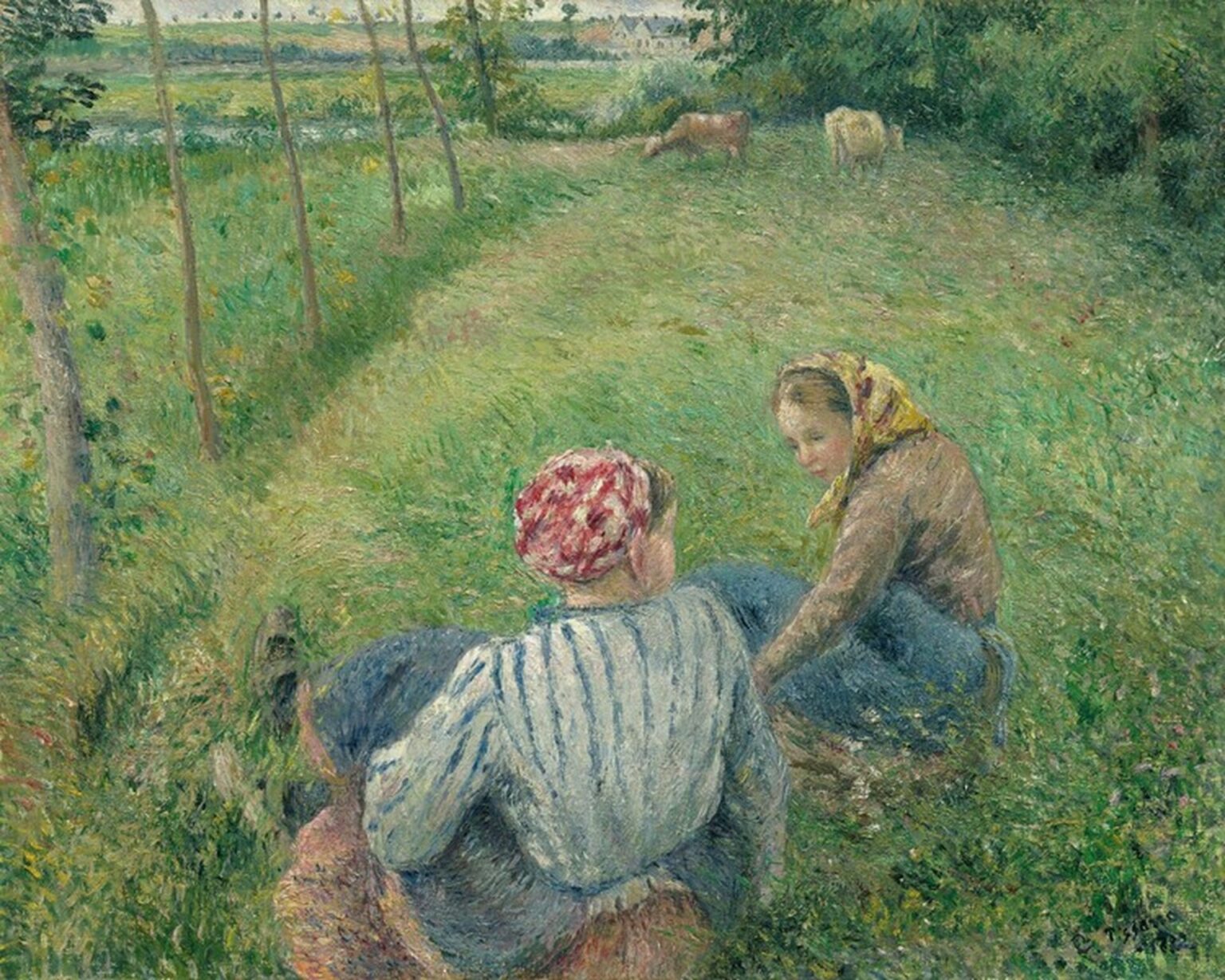 Pissarro Les jeunes filles de paysans (1882)