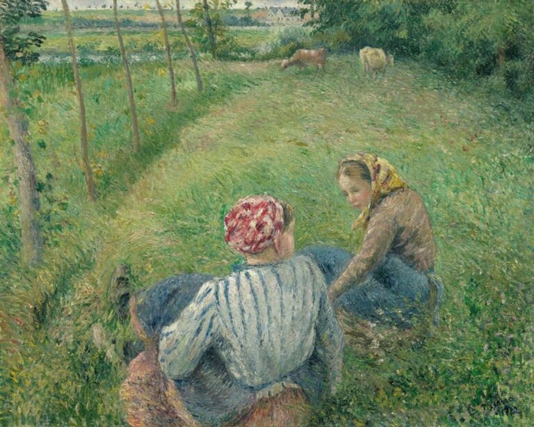 Pissarro Les jeunes filles de paysans (1882)