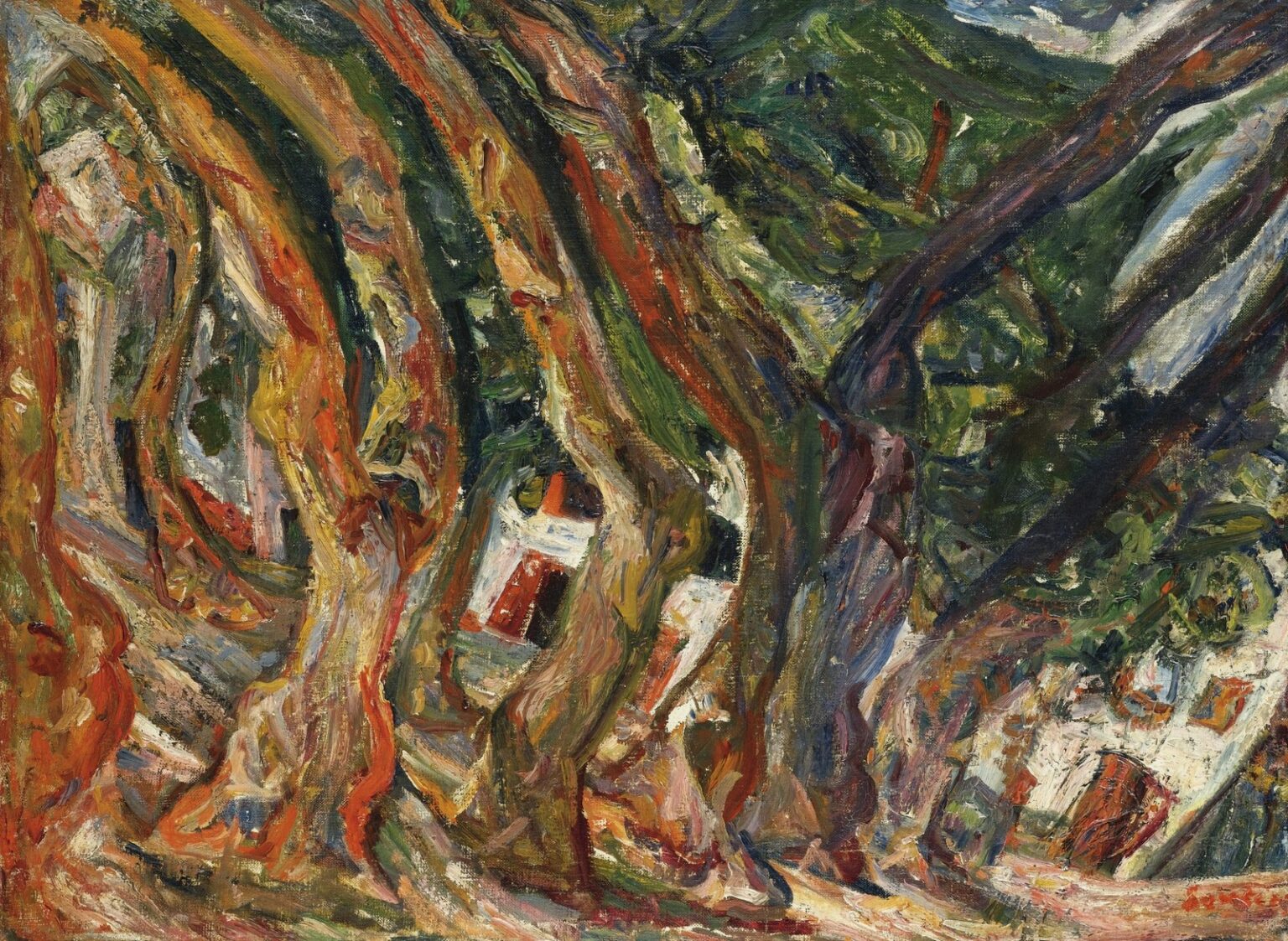 Soutine Les platanes à Céret (c. 1920)