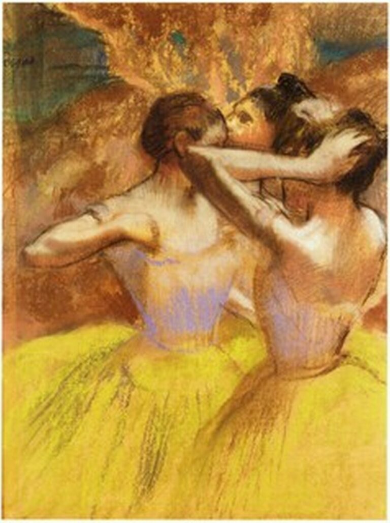 Degas Les trois danseauses jaunes (1897)
