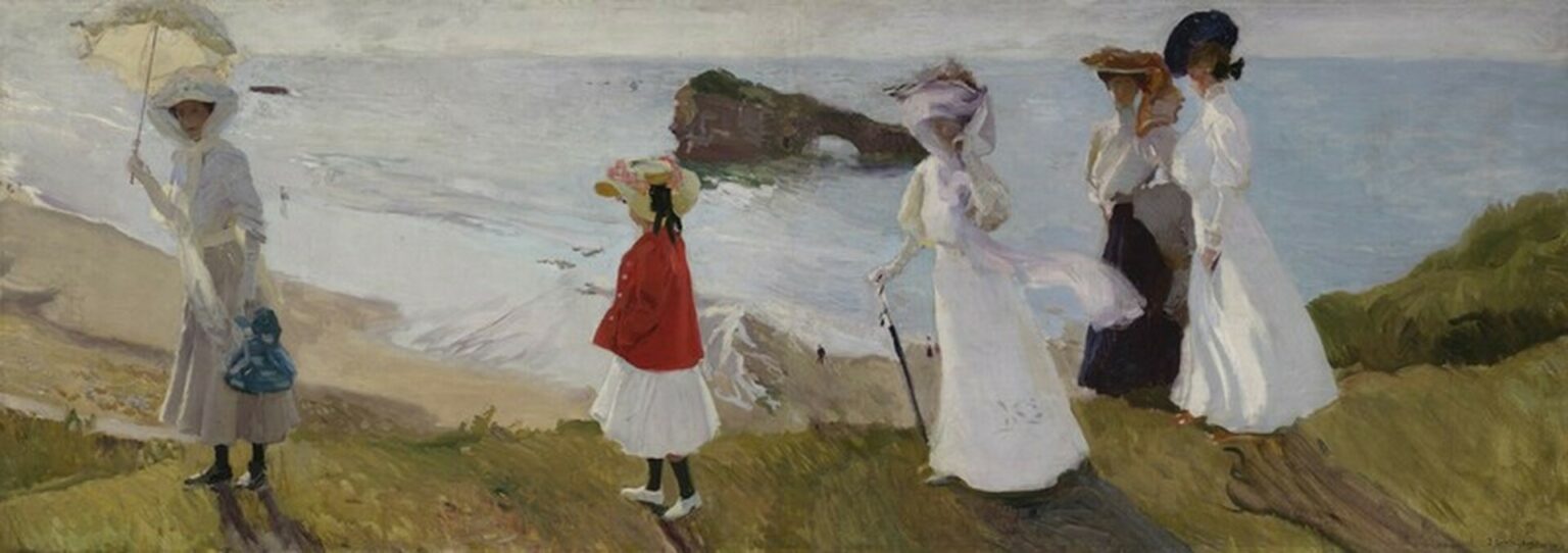 Sorolla Lightouse walk at Biarritz (1906)