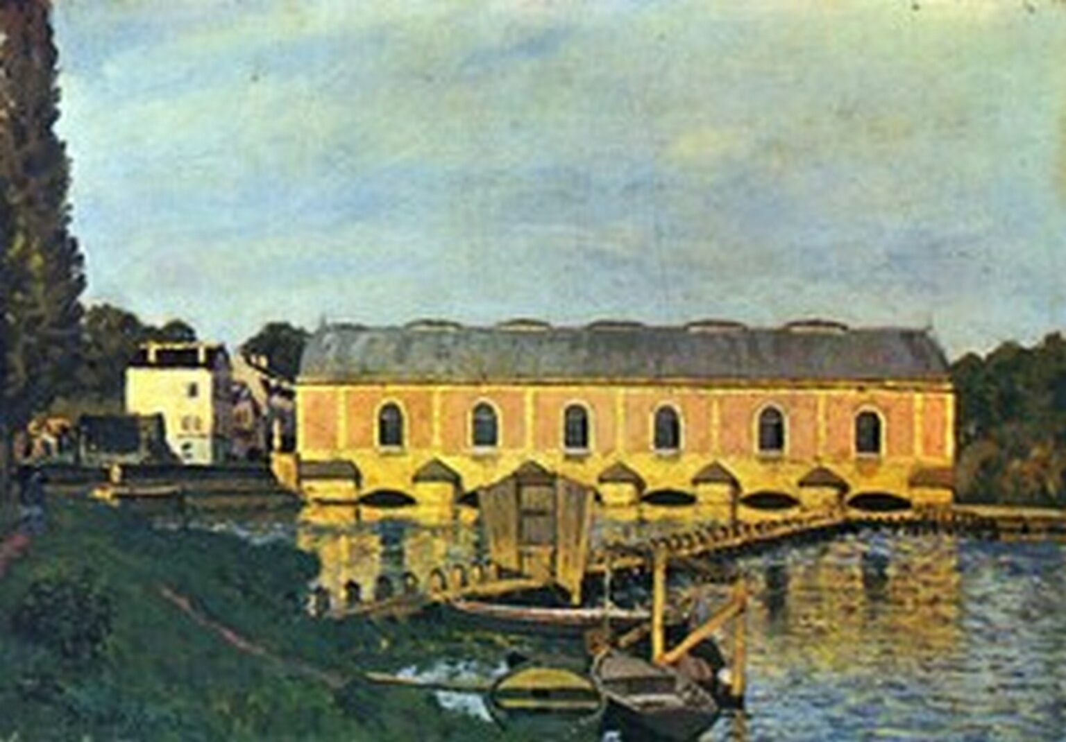 Sisley Machine Shed of the Pump of Marly (1873)