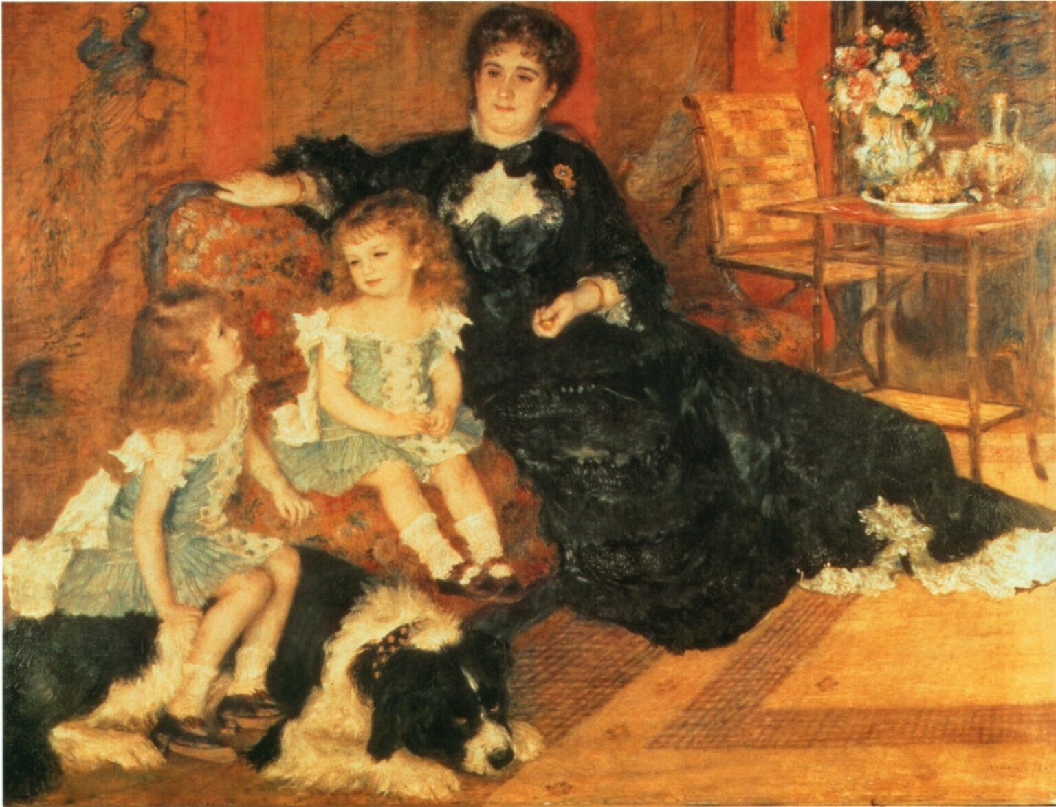 Renoir Madame Charpentier y sus hijas (1878)