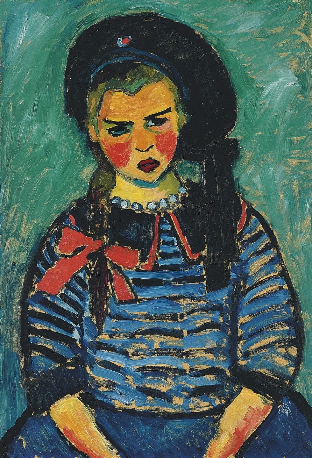 Jawlensky Mädchen mit roter Schleife