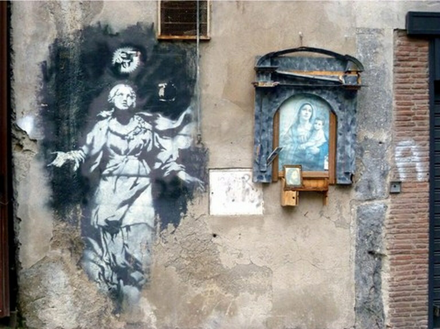 Banksy Madonna with the gun