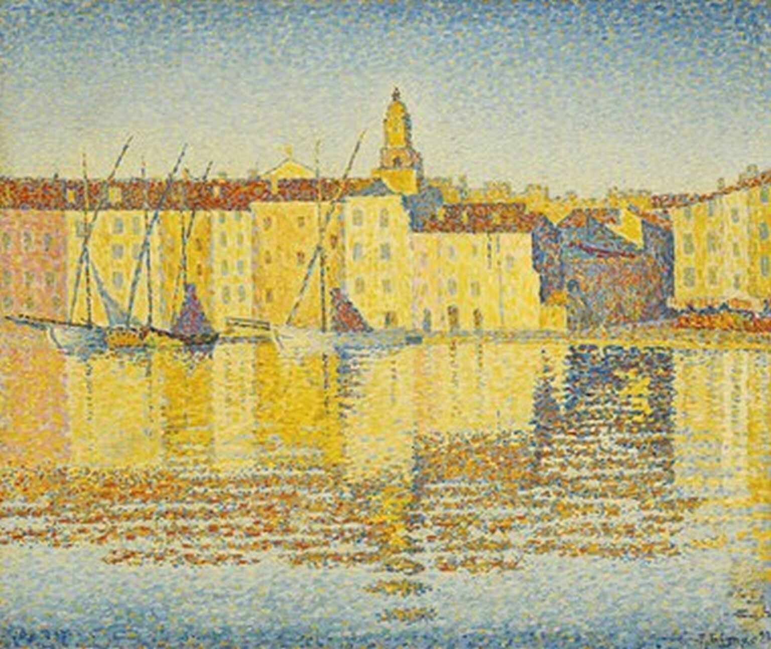 Signac Maisons du Port, Saint-Tropez (1892)