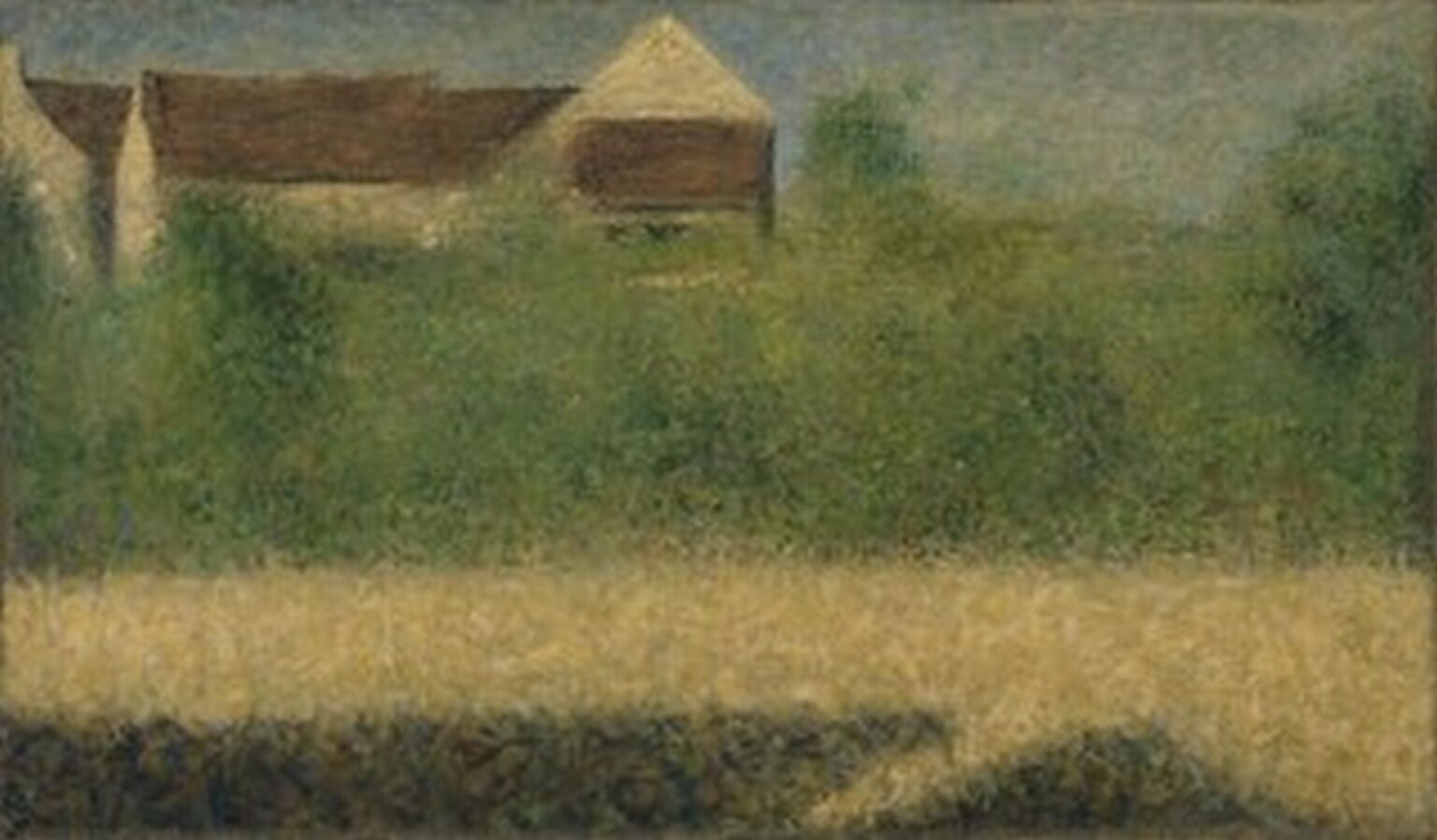 Seurat Maisons et jardin (ca. 1882)