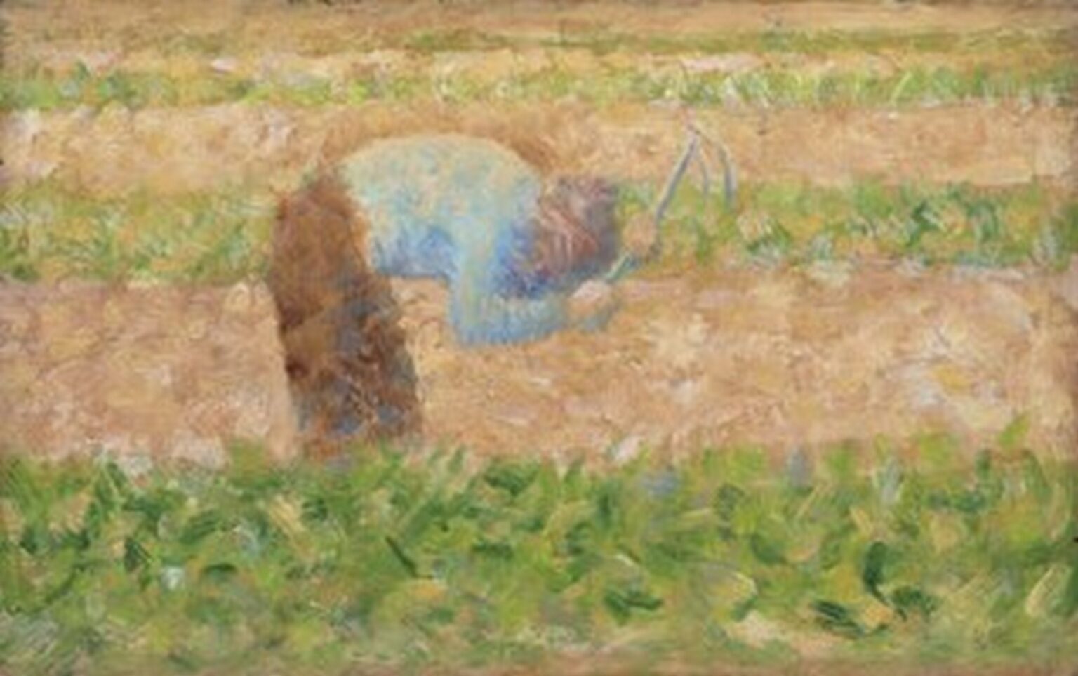 Seurat Man with a Hoe (c. 1882)