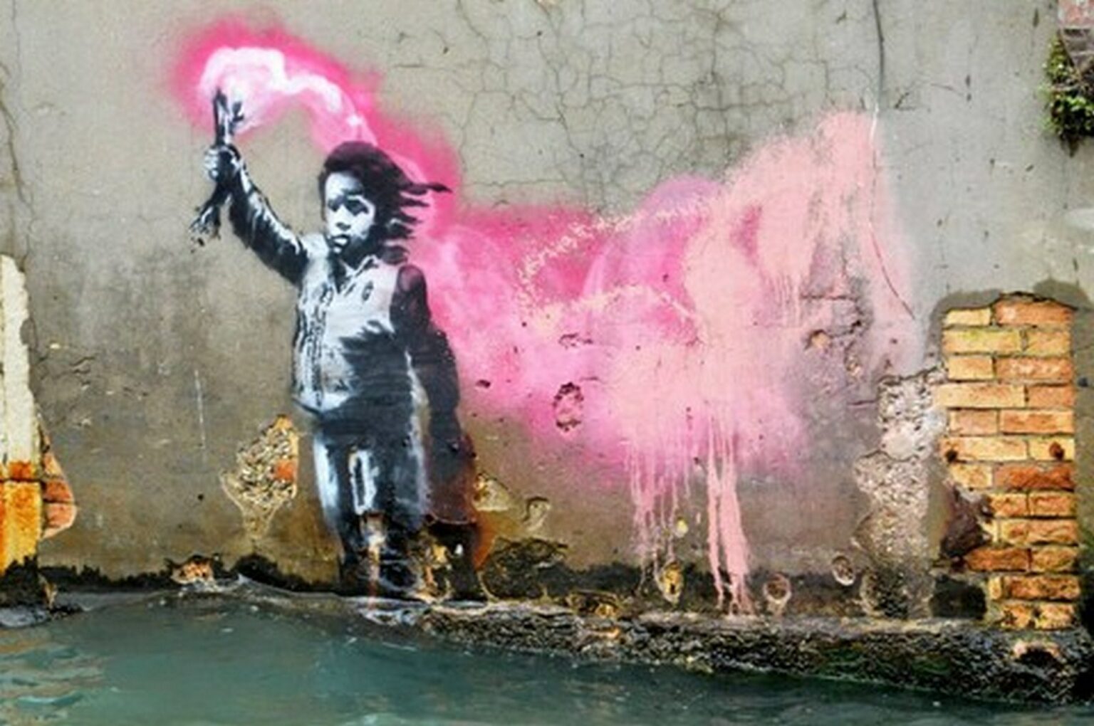 Banksy Migrant Child