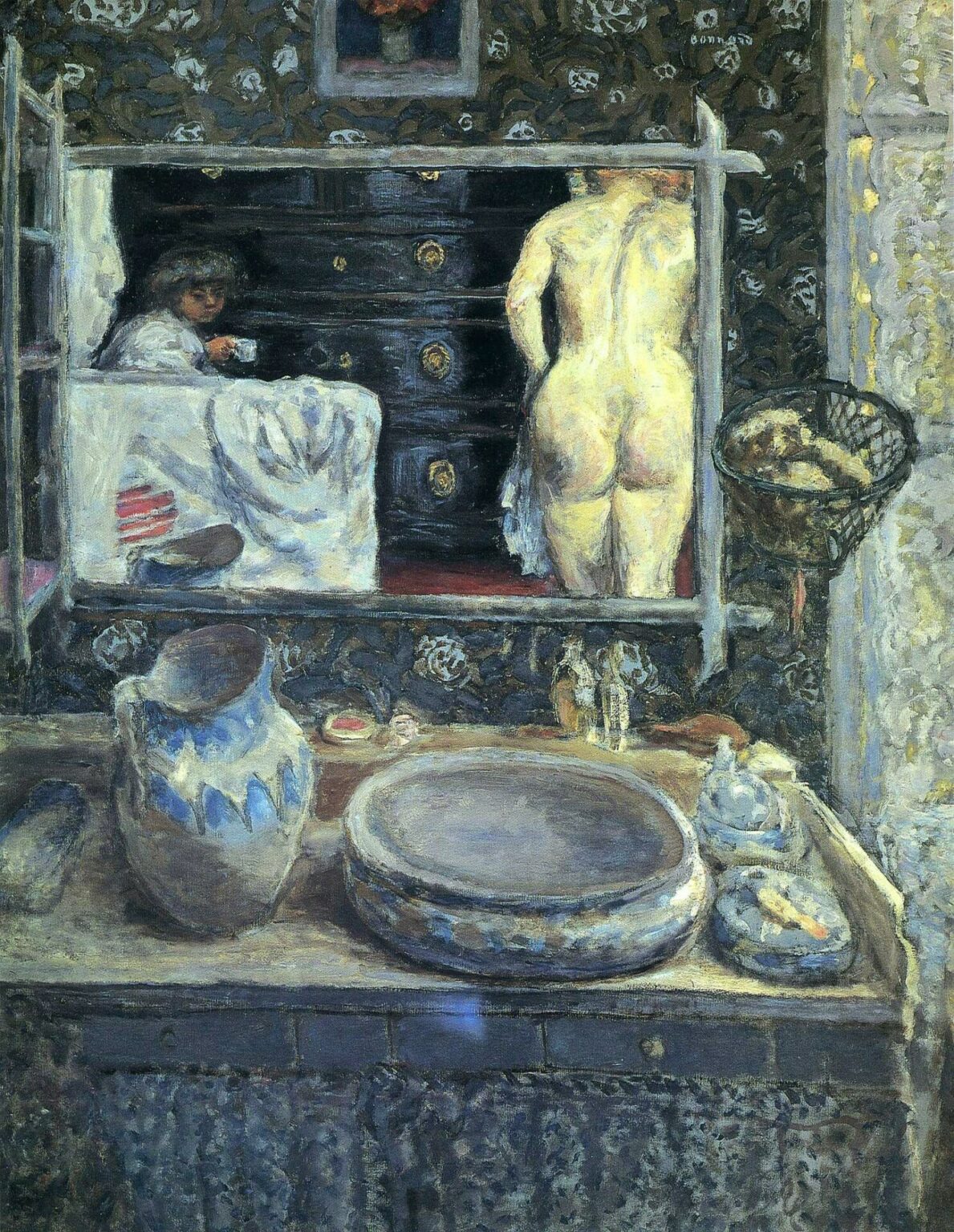 Bonnard Mirror above a washstand