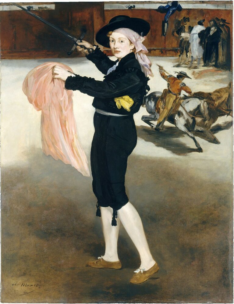 Manet Mlle Victorine Meurent in the Costume of an Espada (1862)