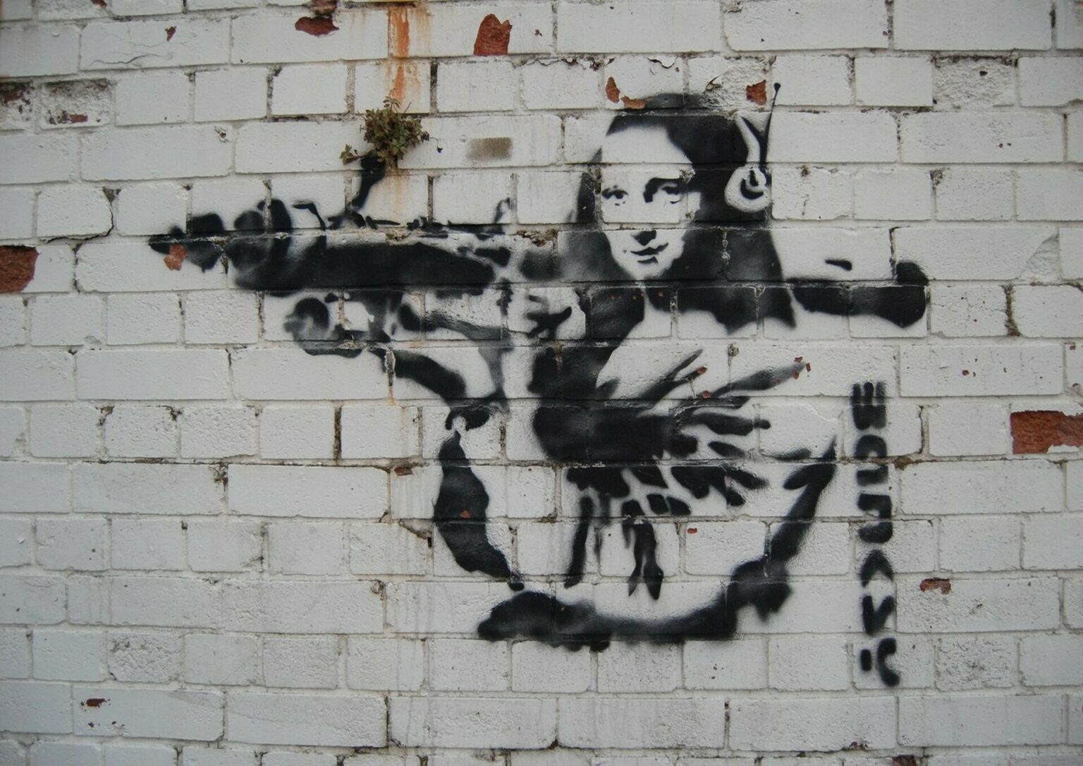 Banksy Mona Lisa Louvre