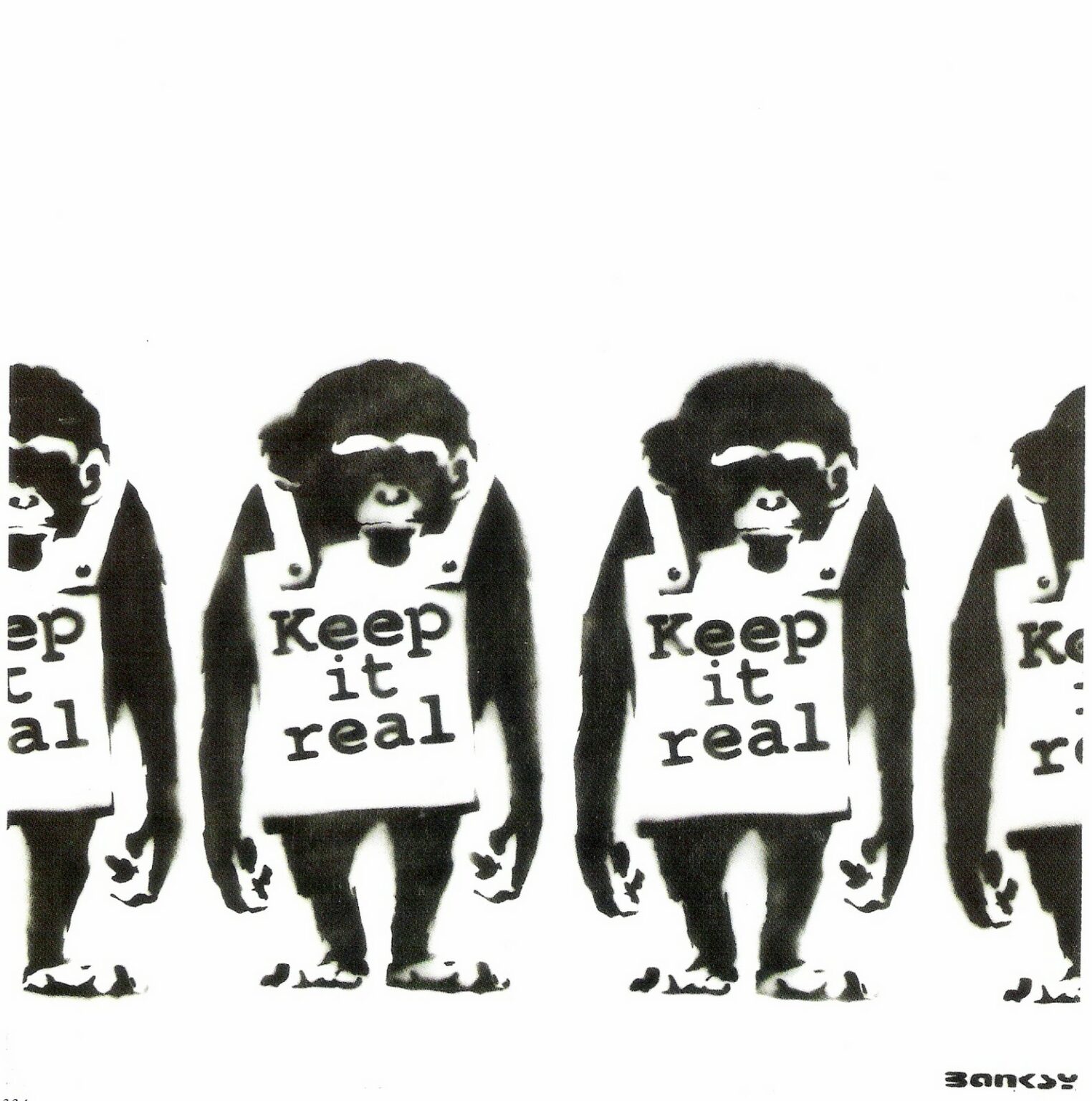 Banksy Monkeys (2000)