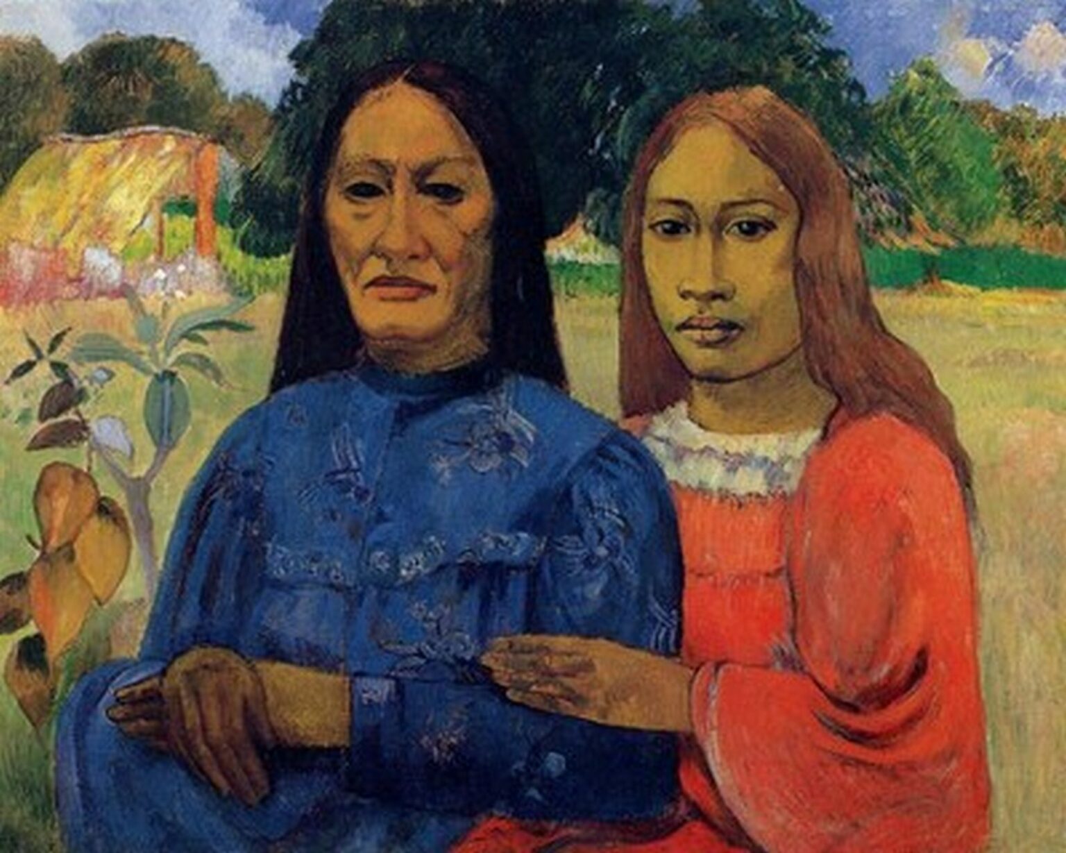 Gauguin Mother and Daughter