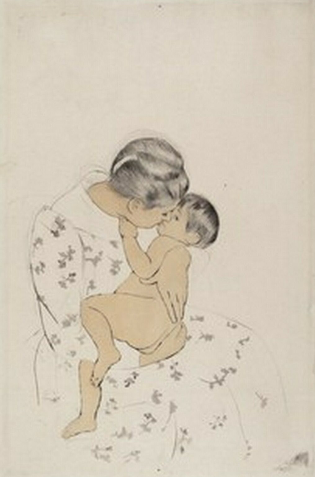 Cassatt Mother's Kiss (c. 1891)