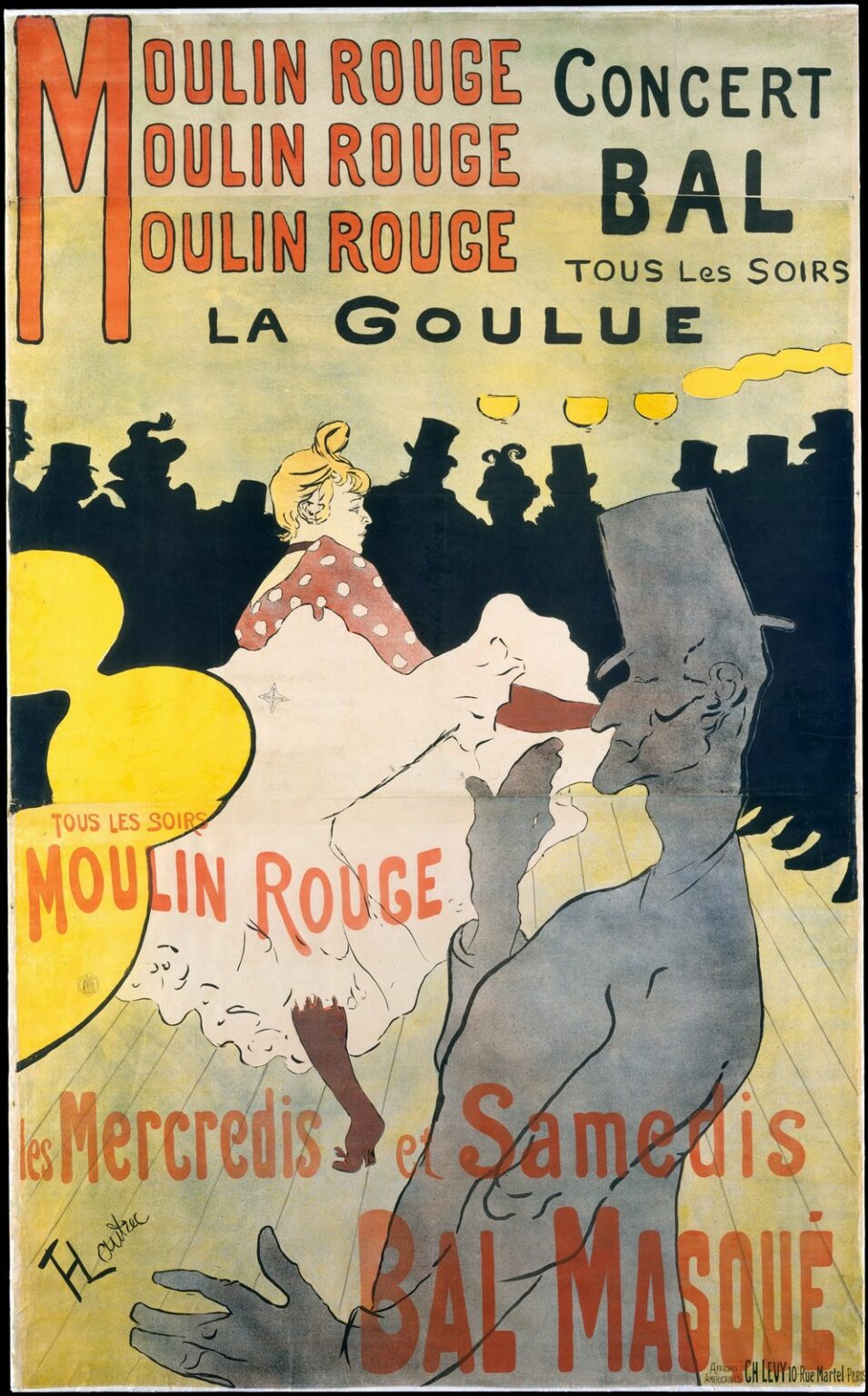 Toulouse-Lautrec Moulin Rouge: La Goulue (1891)