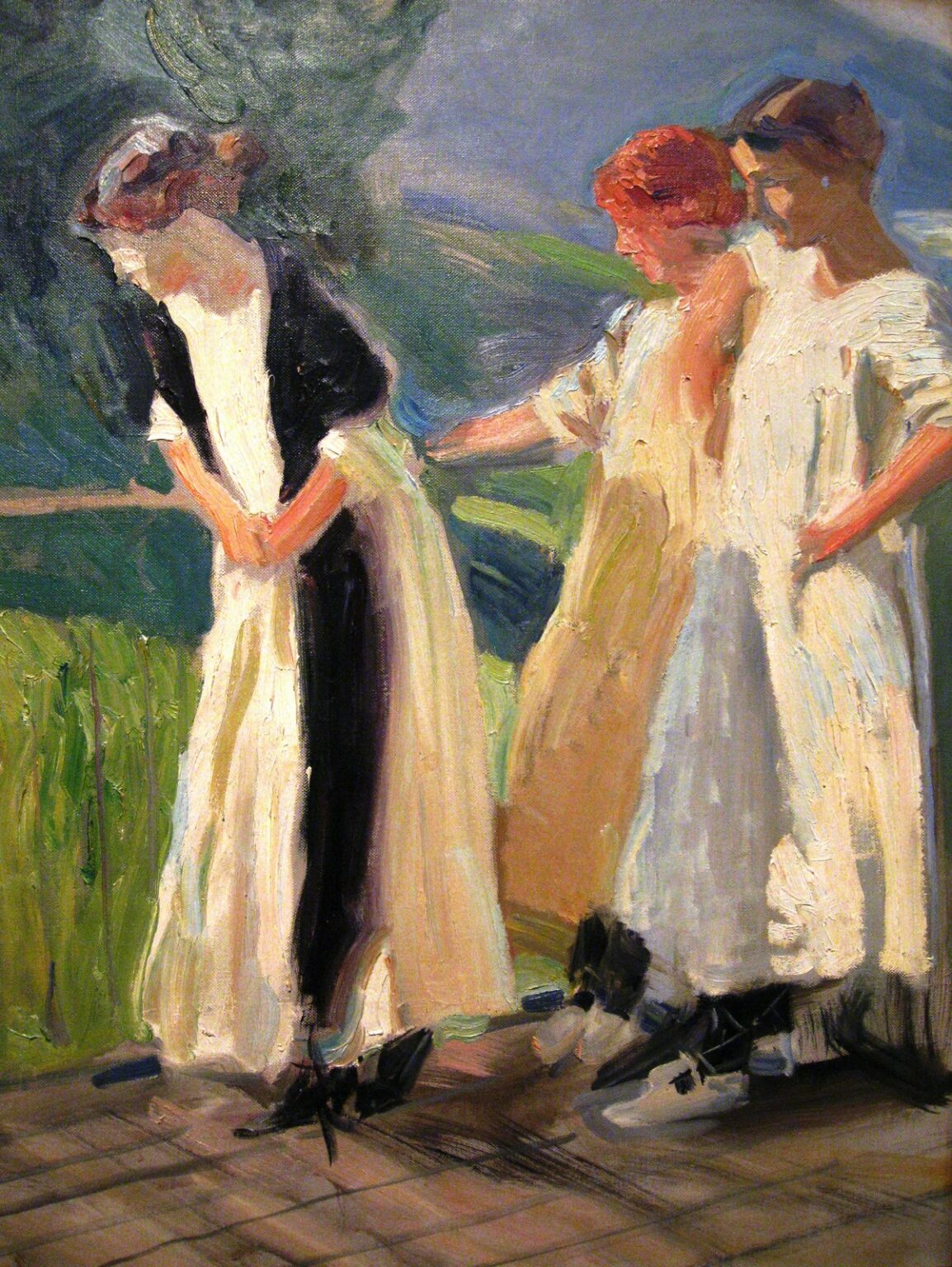 Sorolla Muchachas en San Sebastian (1912)