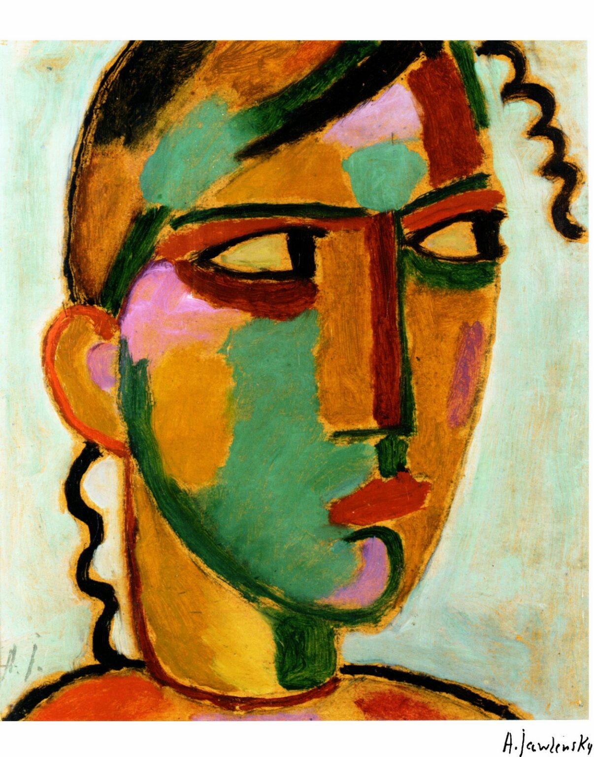 Jawlensky Mystical head of girl