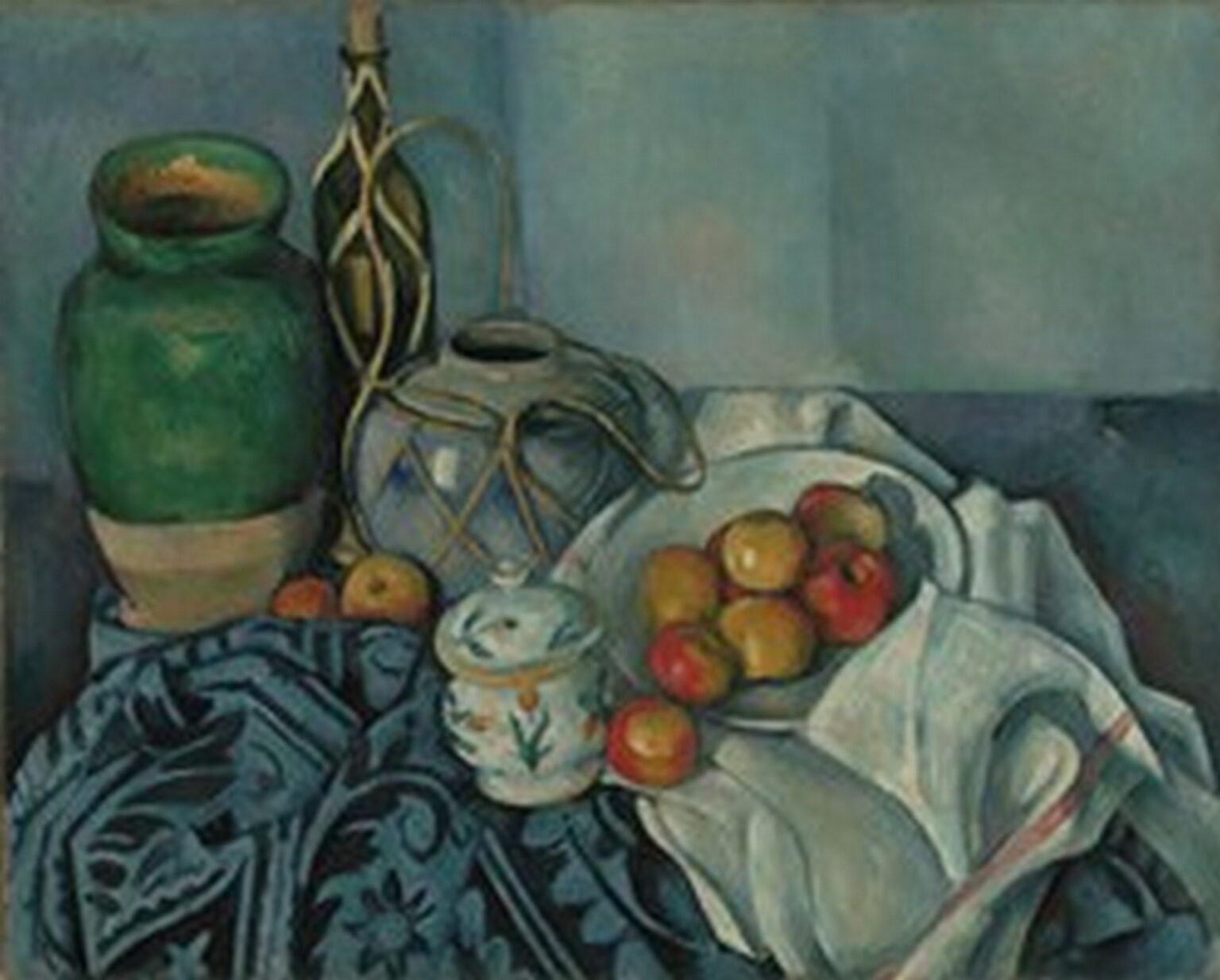 Cézanne Naturaleza muerta con manzanas (1893-94)