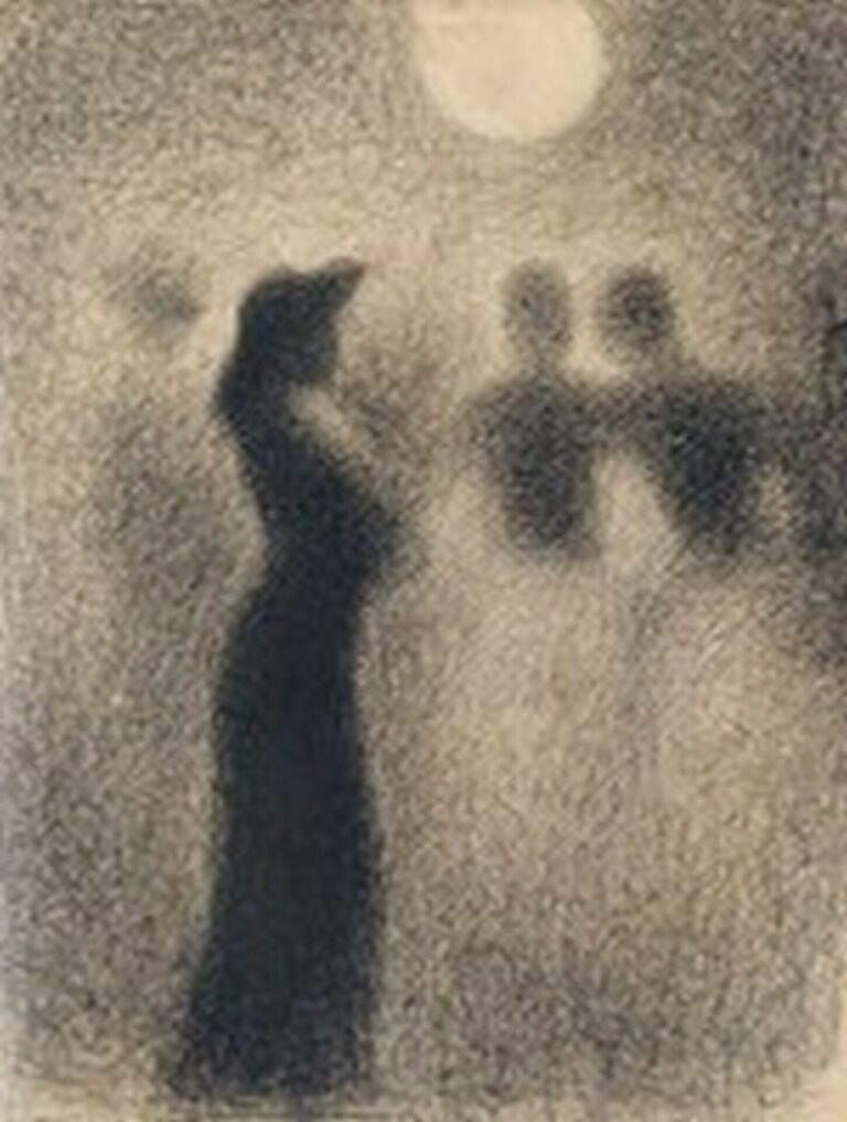 Seurat Night Stroll (c.1887)