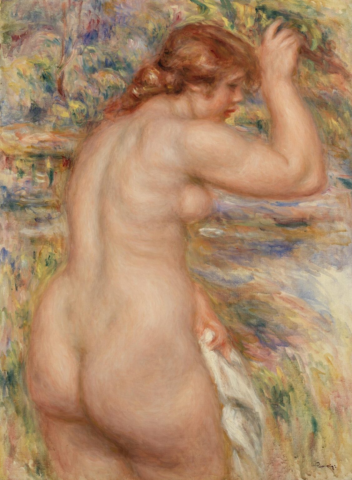 Renoir Nu dans un paysage (c. 1917)