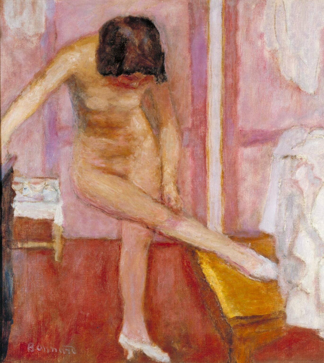 Bonnard Nude Bending Down (1923)