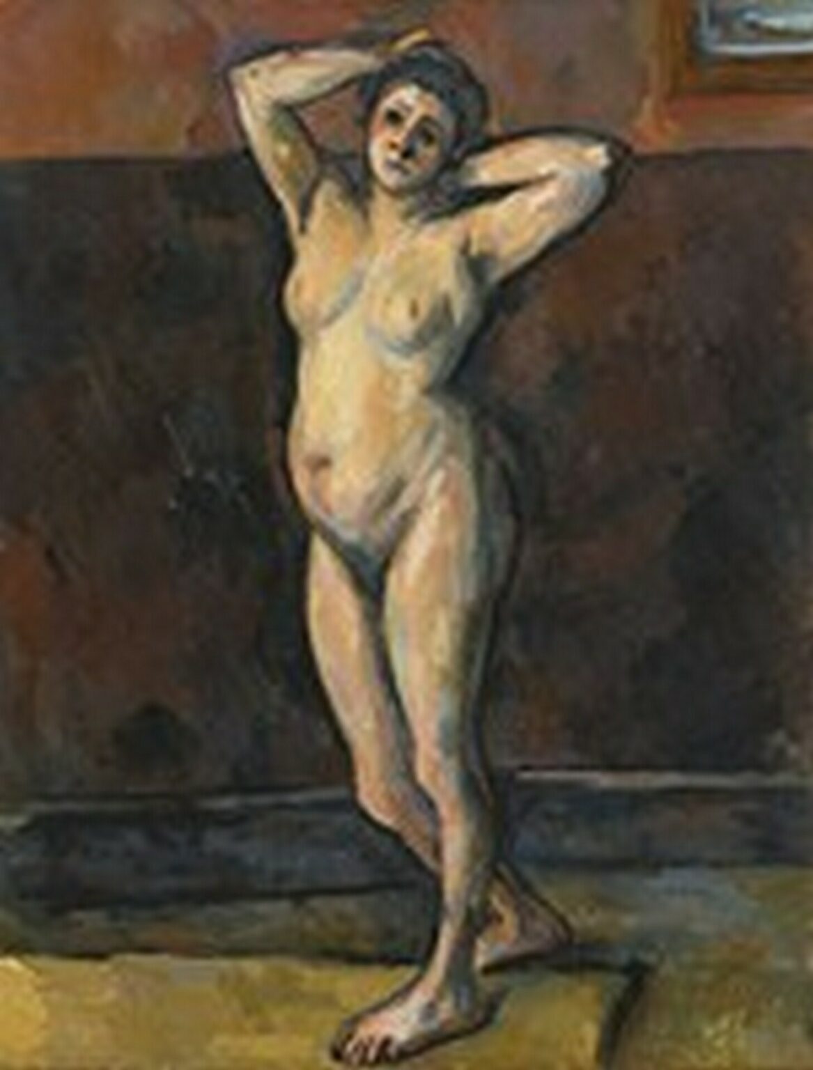Cézanne Nude Woman Standing (1899)