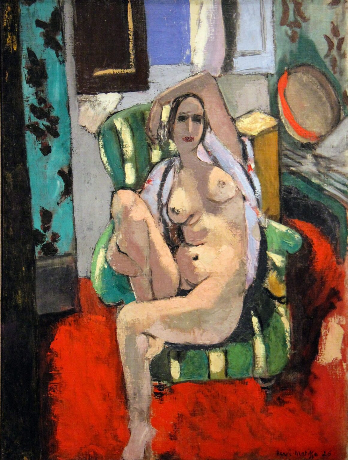 Matisse Odalisque with a tambourine