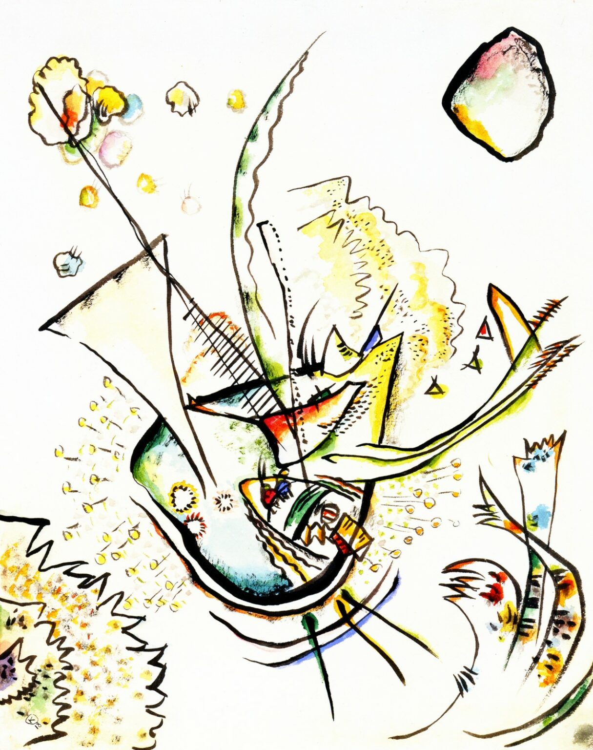 Kandinsky Ohne titel (1918)