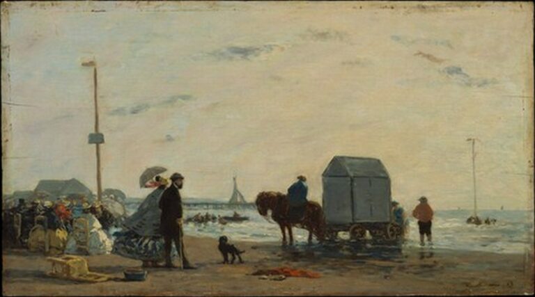 Boudin On the Beach at Trouville
