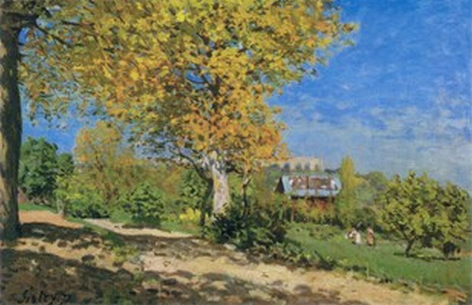 Sisley Paisaje cerca de Louveciennes