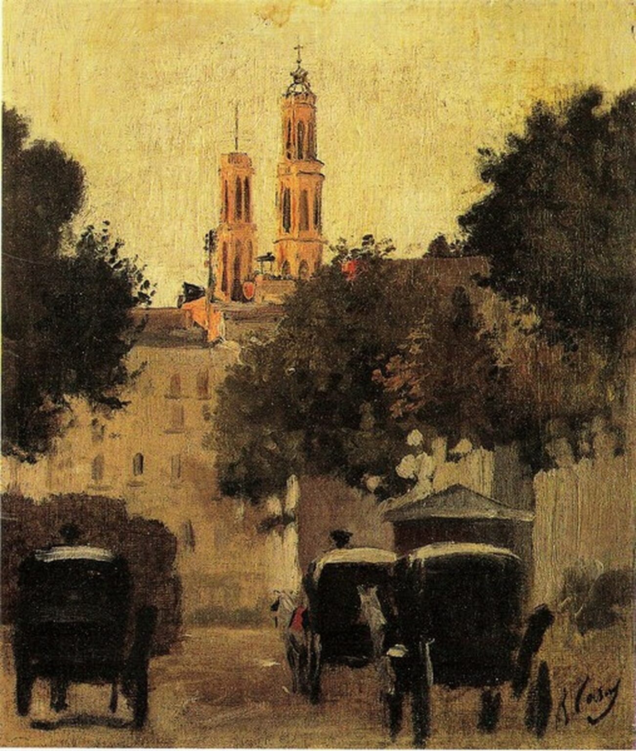 Casas Paisatge urbà: Pla de palau (1889-90)