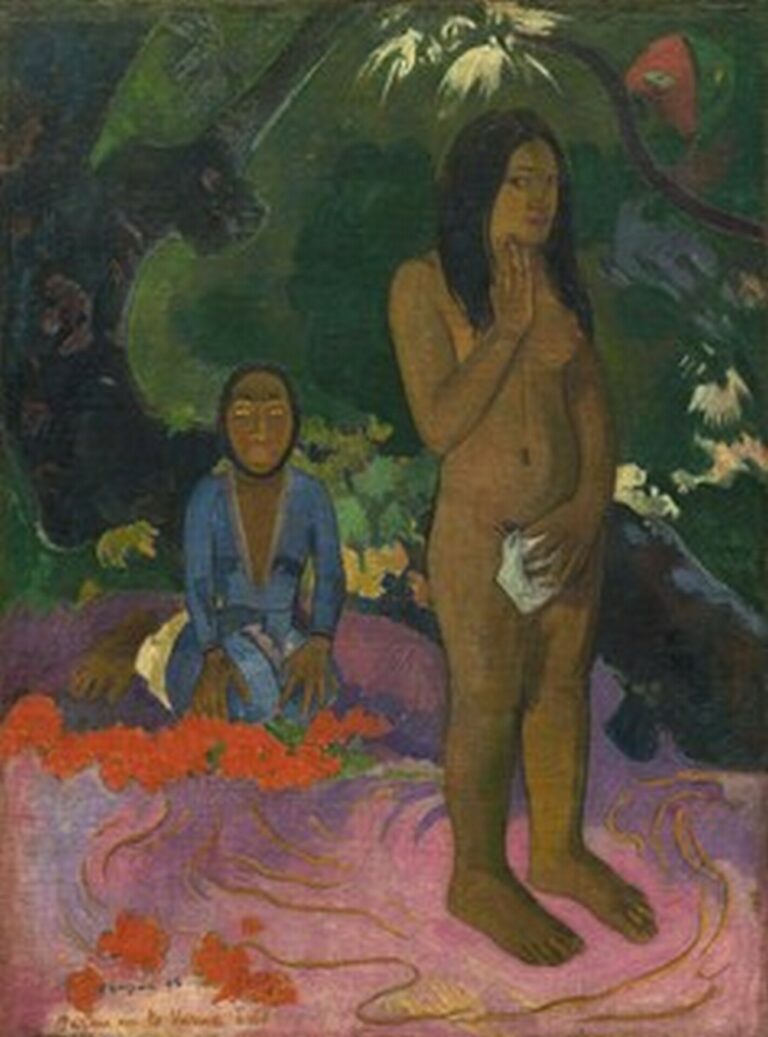 Gauguin Parau na te Varua ino (Words of the Devil, 1892)