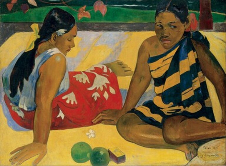 Gauguin Parau Api (What News?) (1892)