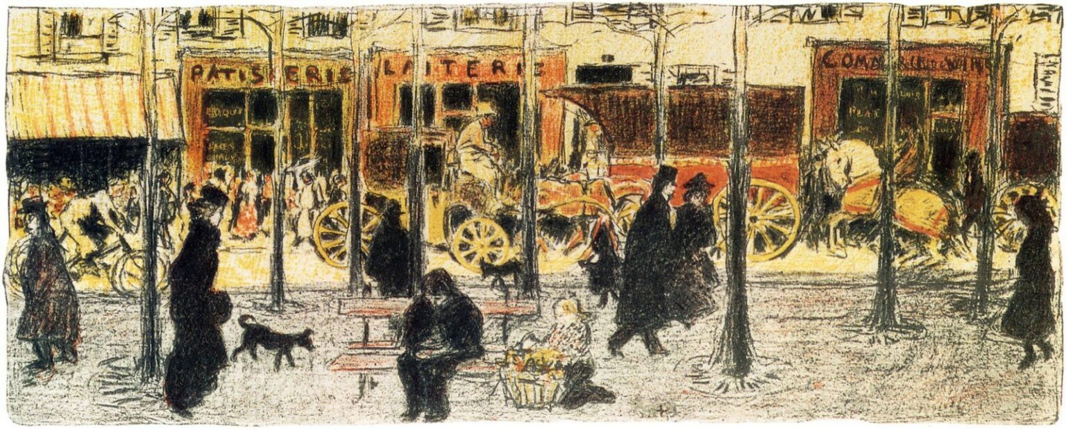 Bonnard Parisian boulevard (1896)