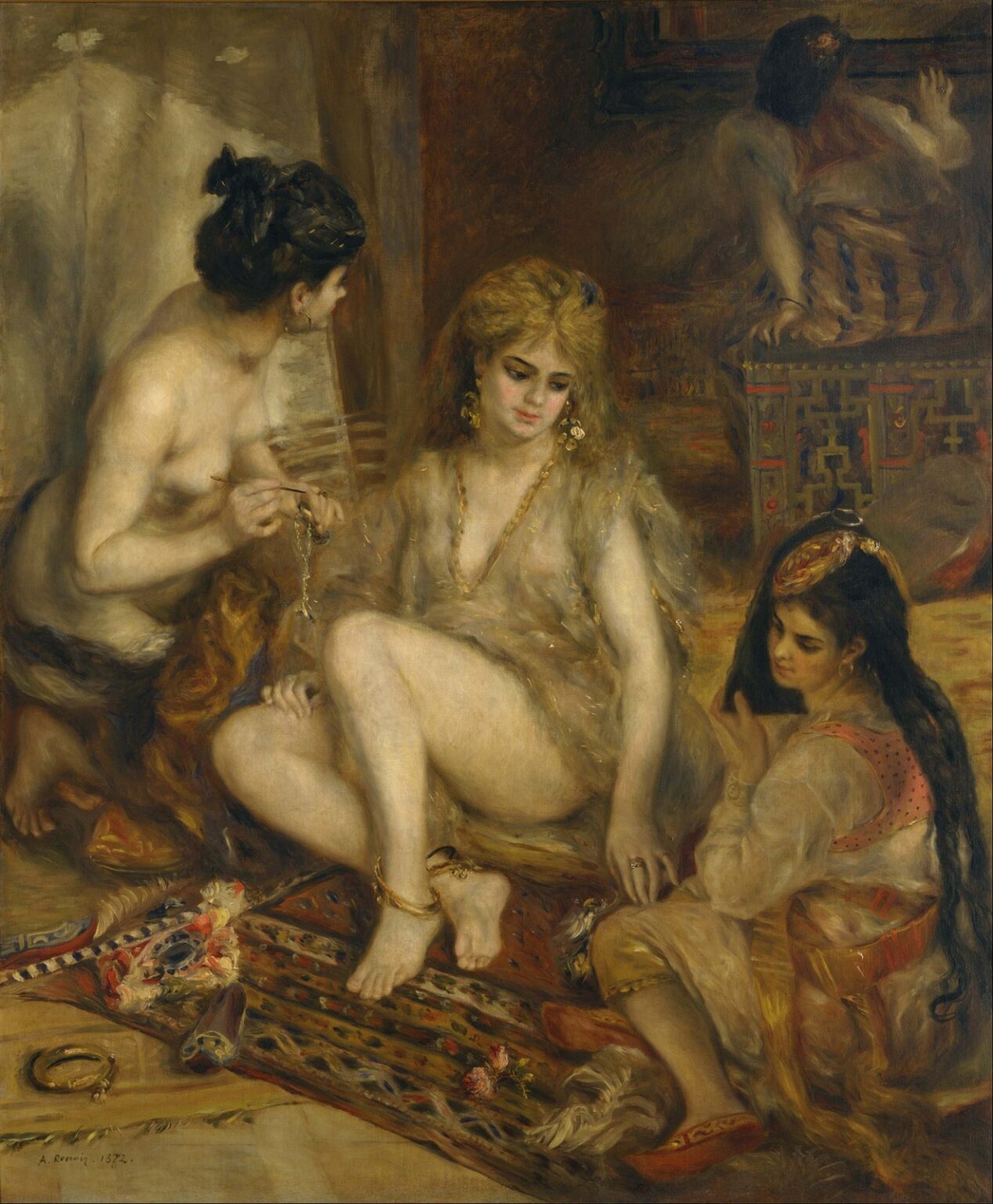 Renoir Parisiennes in Algerian Costume or Harem (1872)