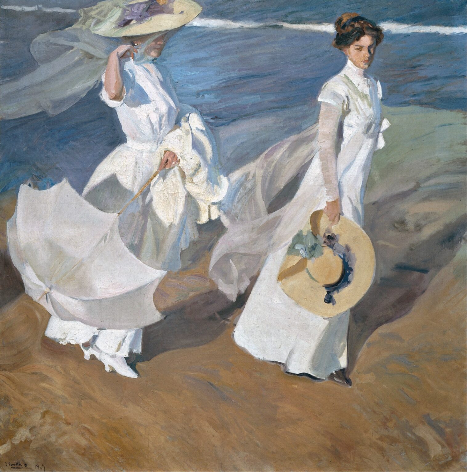 Sorolla Paseo a orillas del mar (1909)
