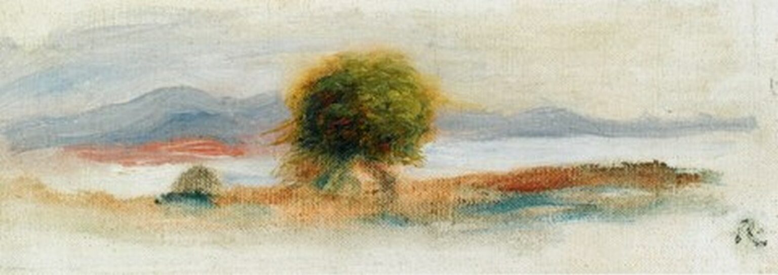 Renoir Paysage à Cagnes (1910)