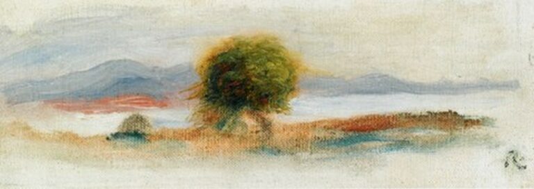Renoir Paysage à Cagnes (1910)