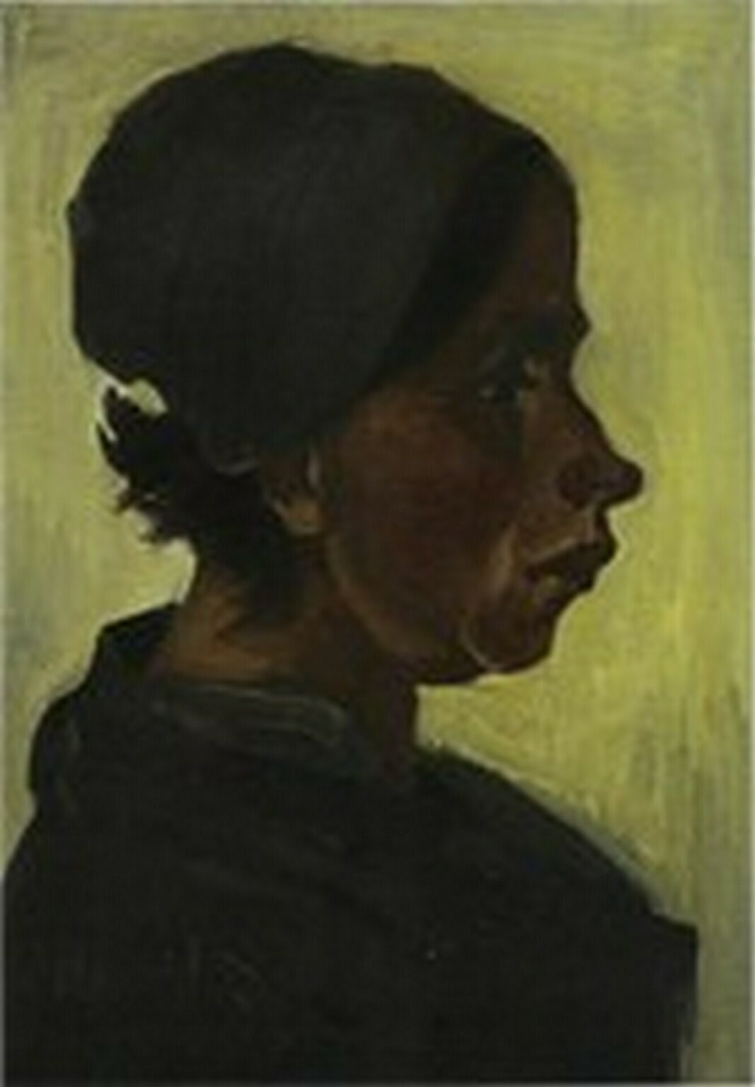 Van Gogh Peasant woman, head (1884-85)